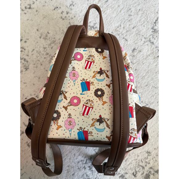 Loungefly Disney Chip and Dale Snackies Dessert Mini Backpack - Picture 2 of 6